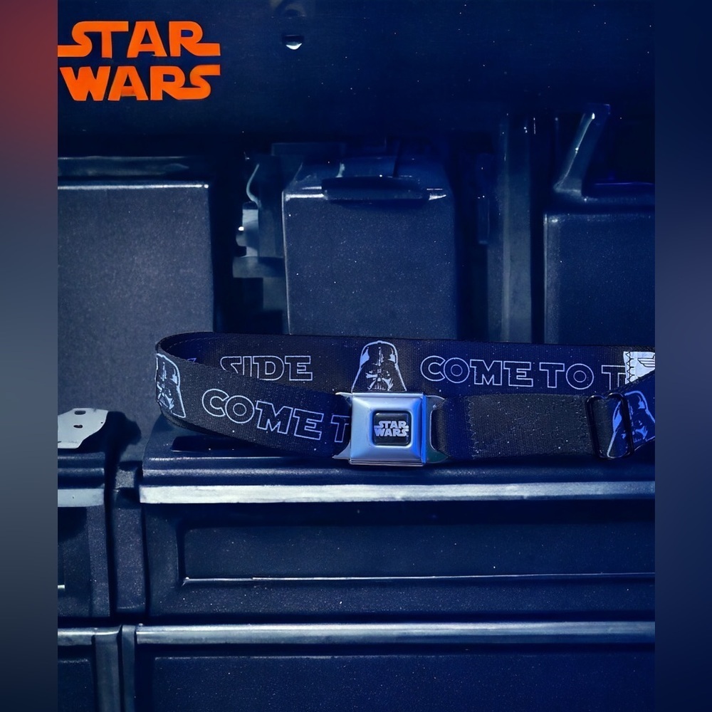 Star Wars Y2K WELCOME TO THE DARK SIDE Darth Vader - Utility Belt Seatbelt Belt